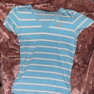 Polo, v-neck tee
